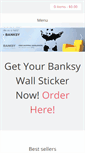 Mobile Screenshot of banksywallstickers.com